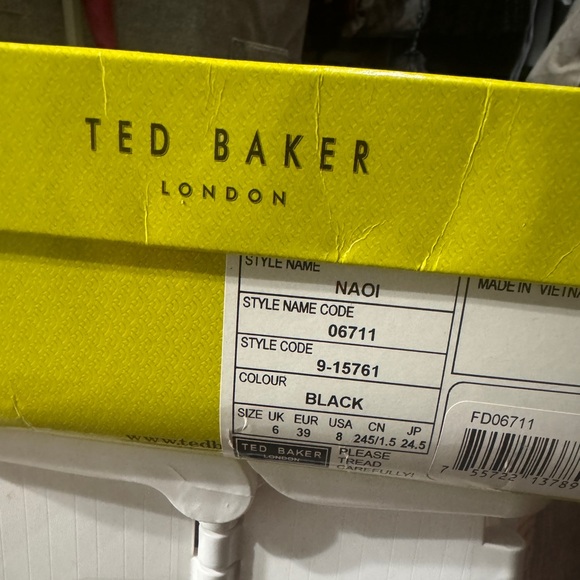 TED BAKER NAOI DOUBLE MONK STRAP BLACK LEATHER SHOES size 8 - Picture 6 of 10